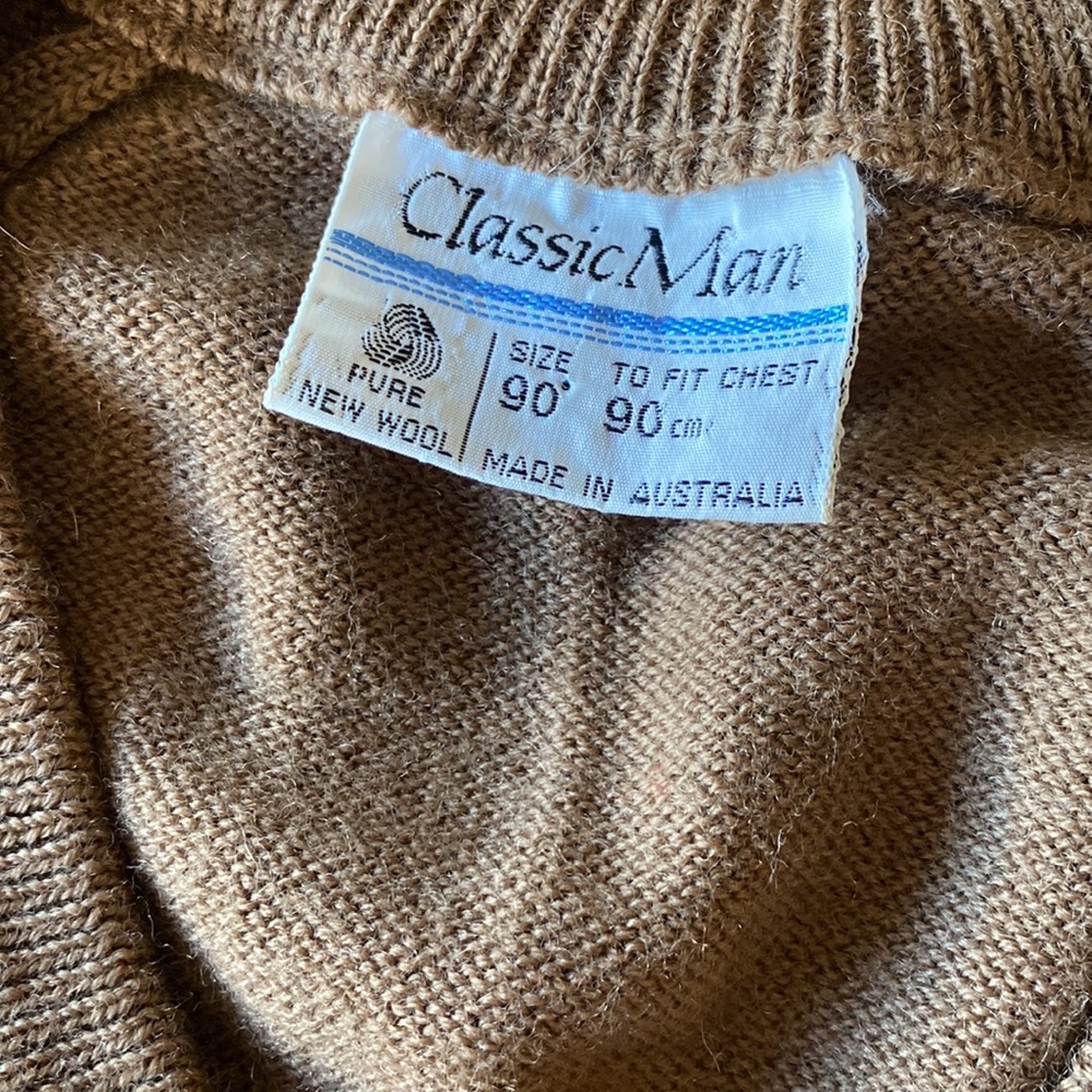 ✨BRAND NEW✨ ‼️VINTAGE‼️ 100% WOOL JUMPER - MADE IN AUSTRALIA 🇦🇺 - Picture 2 of 5